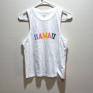 Madewell hawaii tank top xs